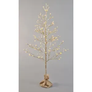 3 Foot Christmas Tree Light Feature Metal & Plastic with LED Lights Warm White
