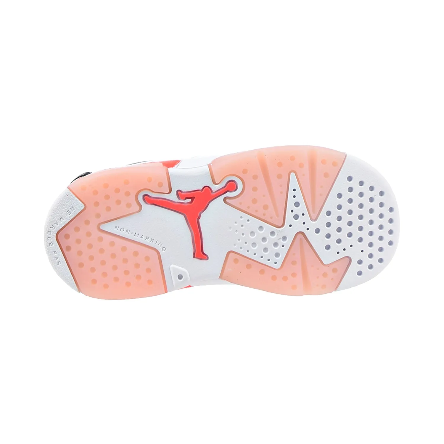 Air Jordan 6 Retro (TD) Toddler's Shoes White-Atmosphere-Infrared 23