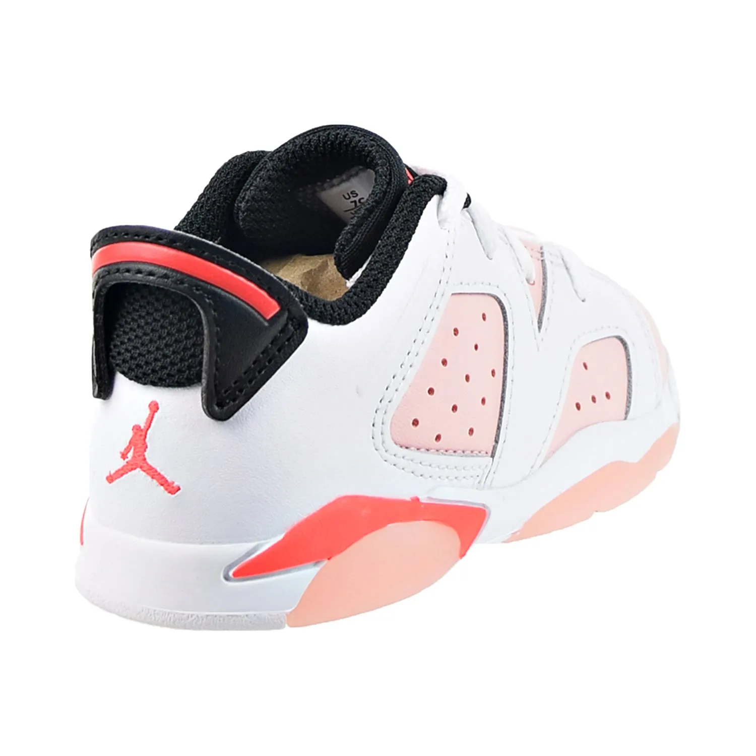 Air Jordan 6 Retro (TD) Toddler's Shoes White-Atmosphere-Infrared 23