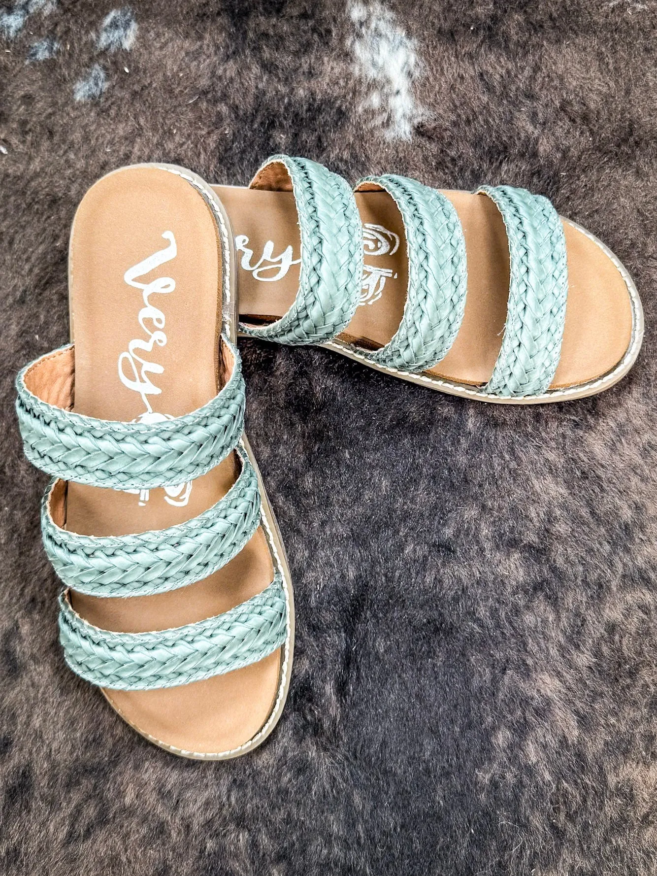 Alba Sandal in Teal by Very G