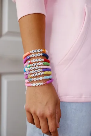 Angel Number Beaded Bracelet
