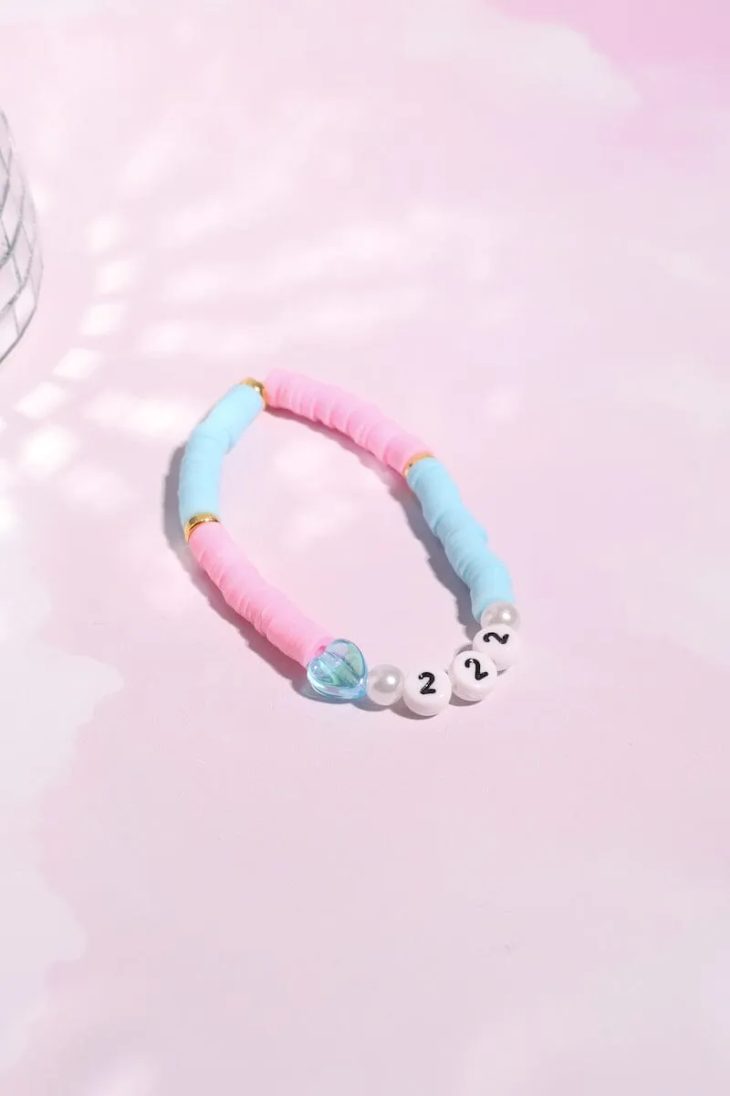 Angel Number Beaded Bracelet