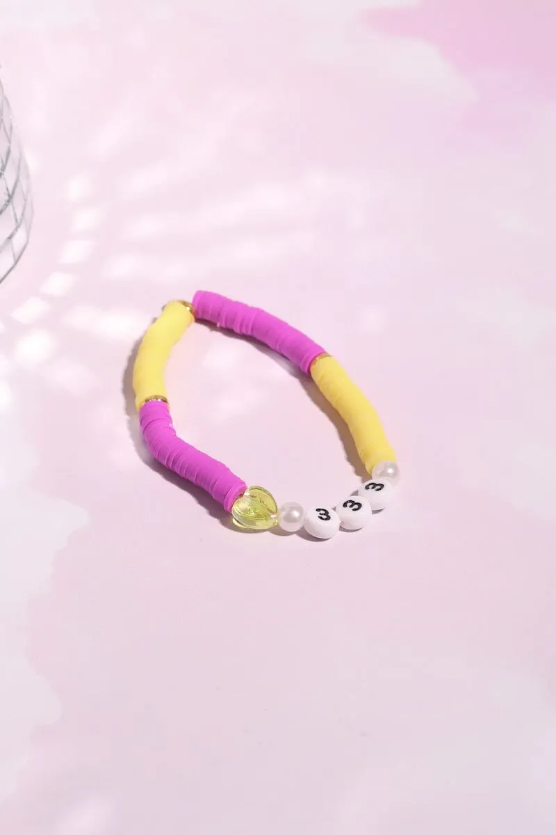 Angel Number Beaded Bracelet