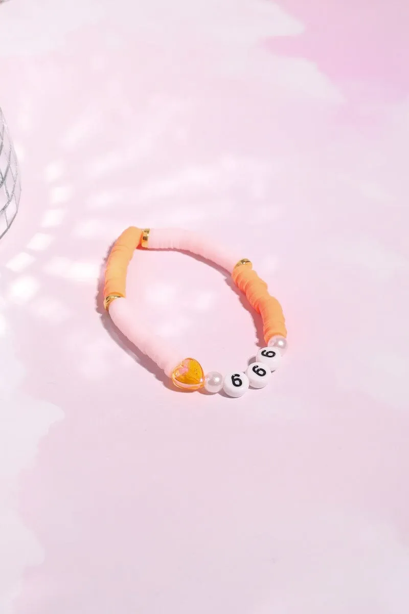 Angel Number Beaded Bracelet
