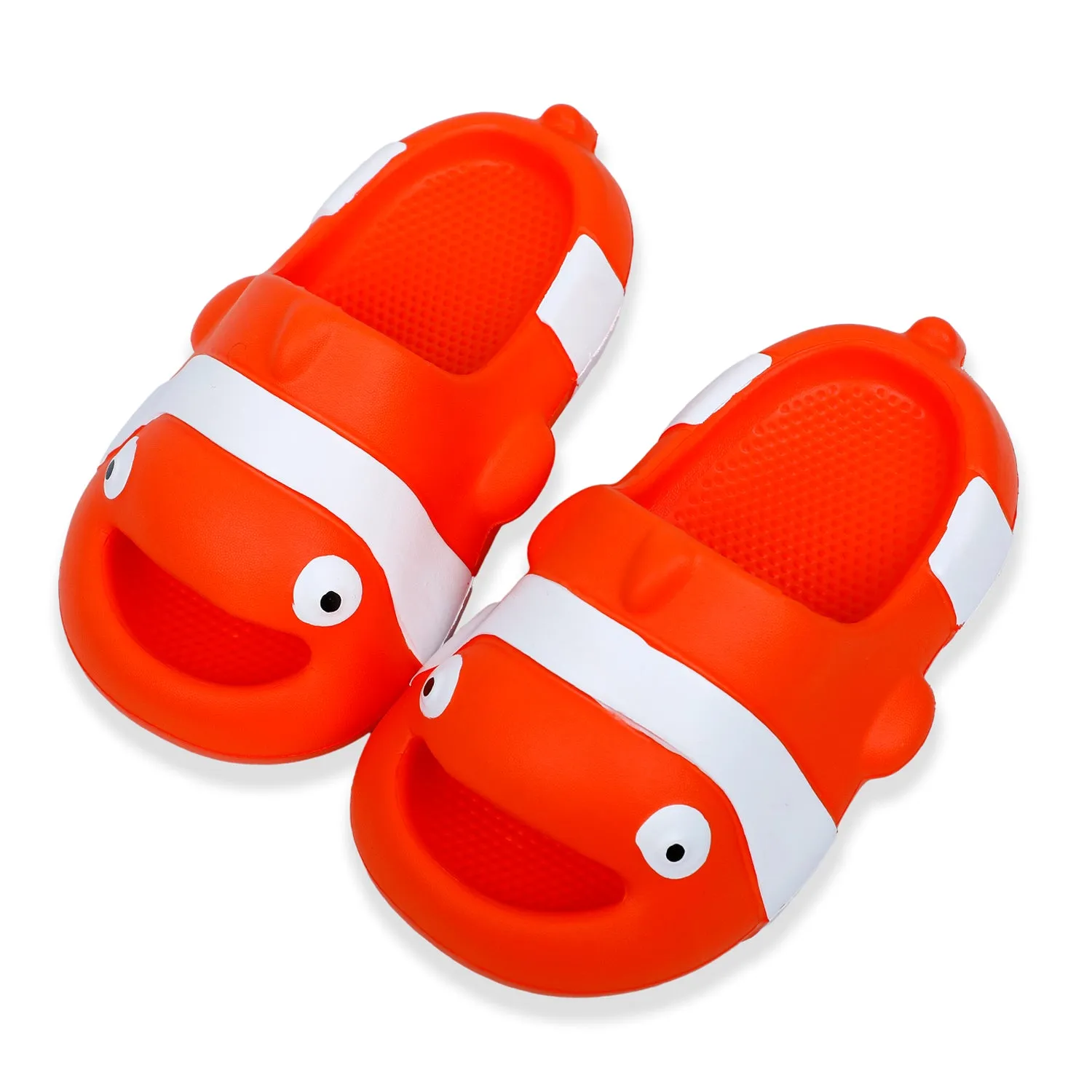 Baby Moo Nemo Waterproof Soft Slippers Anti-Skid Sliders - Orange