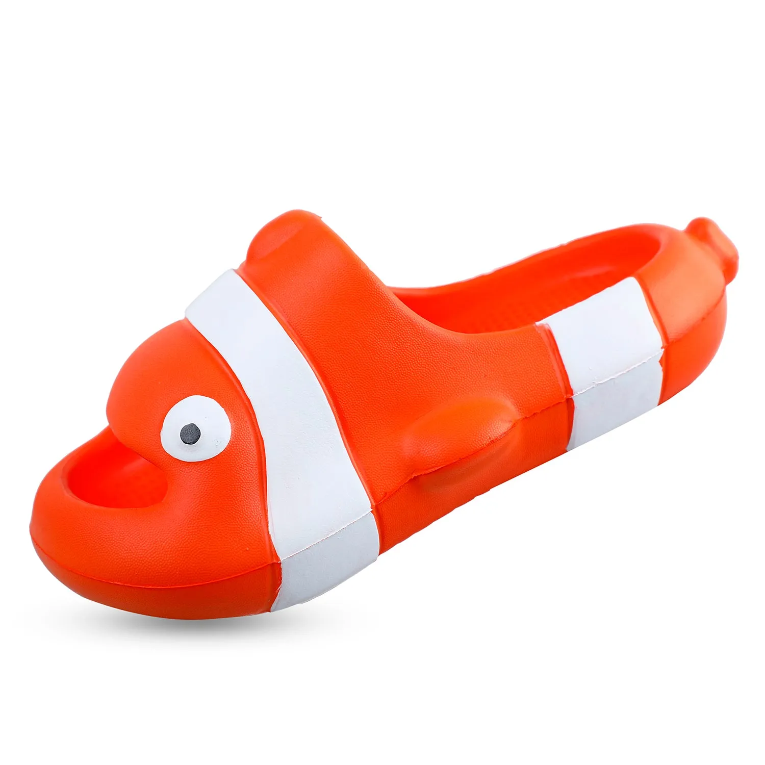 Baby Moo Nemo Waterproof Soft Slippers Anti-Skid Sliders - Orange