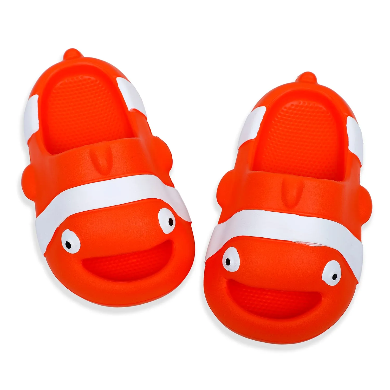 Baby Moo Nemo Waterproof Soft Slippers Anti-Skid Sliders - Orange
