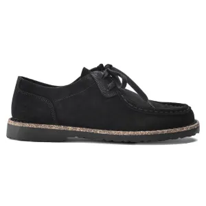 Birkenstock Pasadena III Shoes- Black Suede Leather