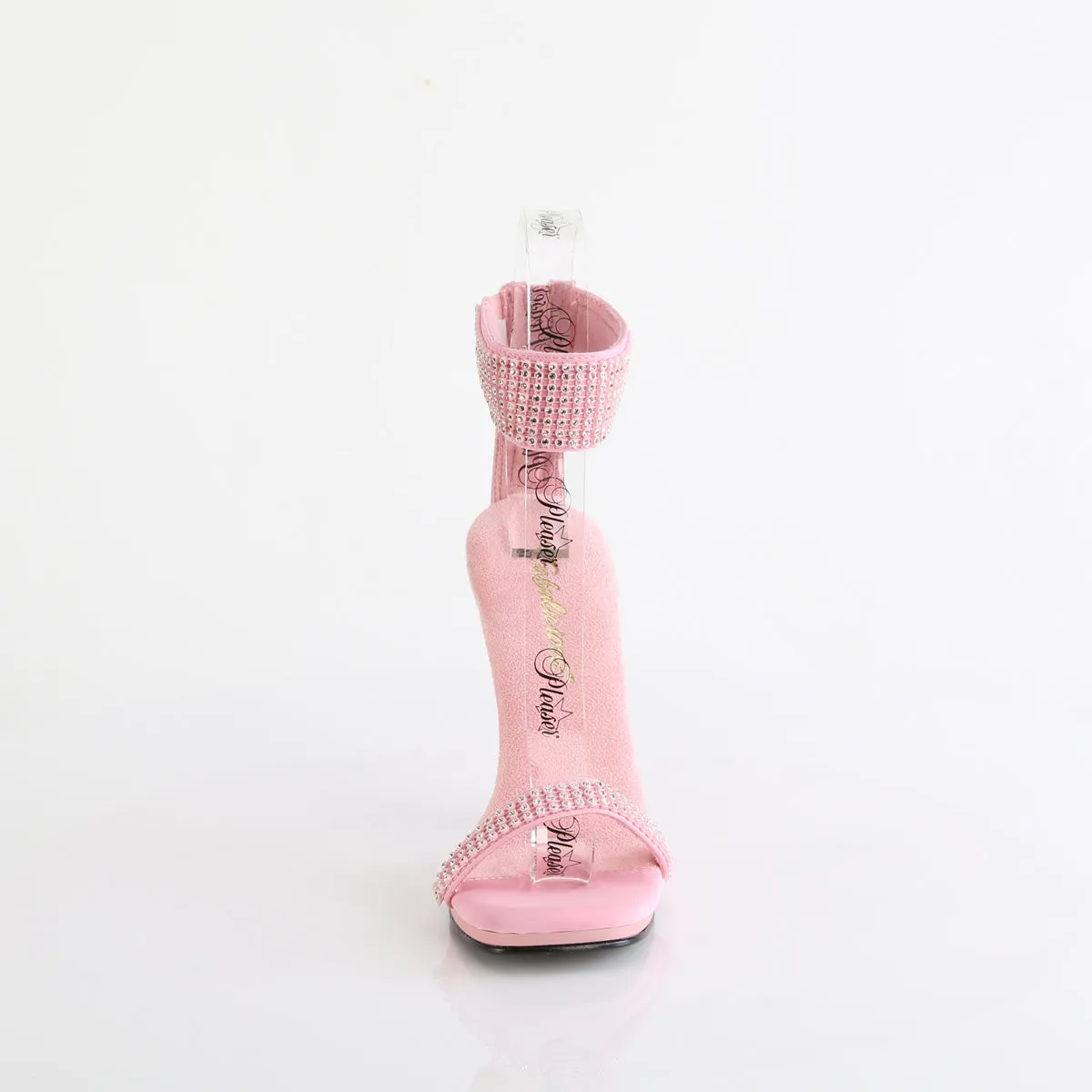 CHIC-40 Fabulicious Sexy Baby Pink Bling Rhinestone Shoes