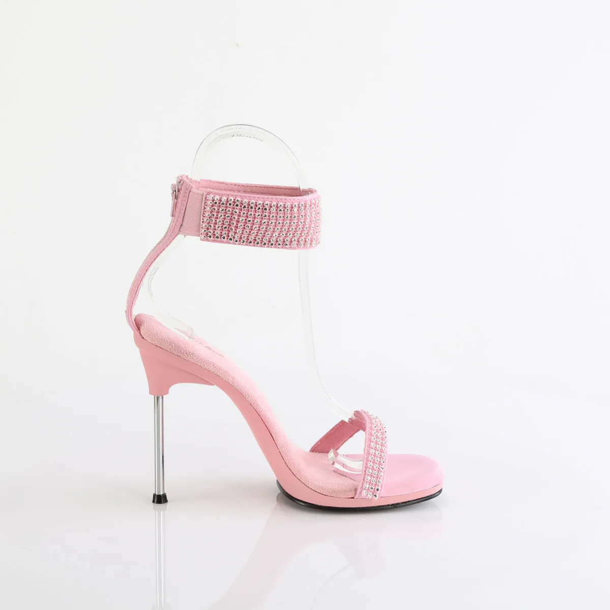 CHIC-40 Fabulicious Sexy Baby Pink Bling Rhinestone Shoes