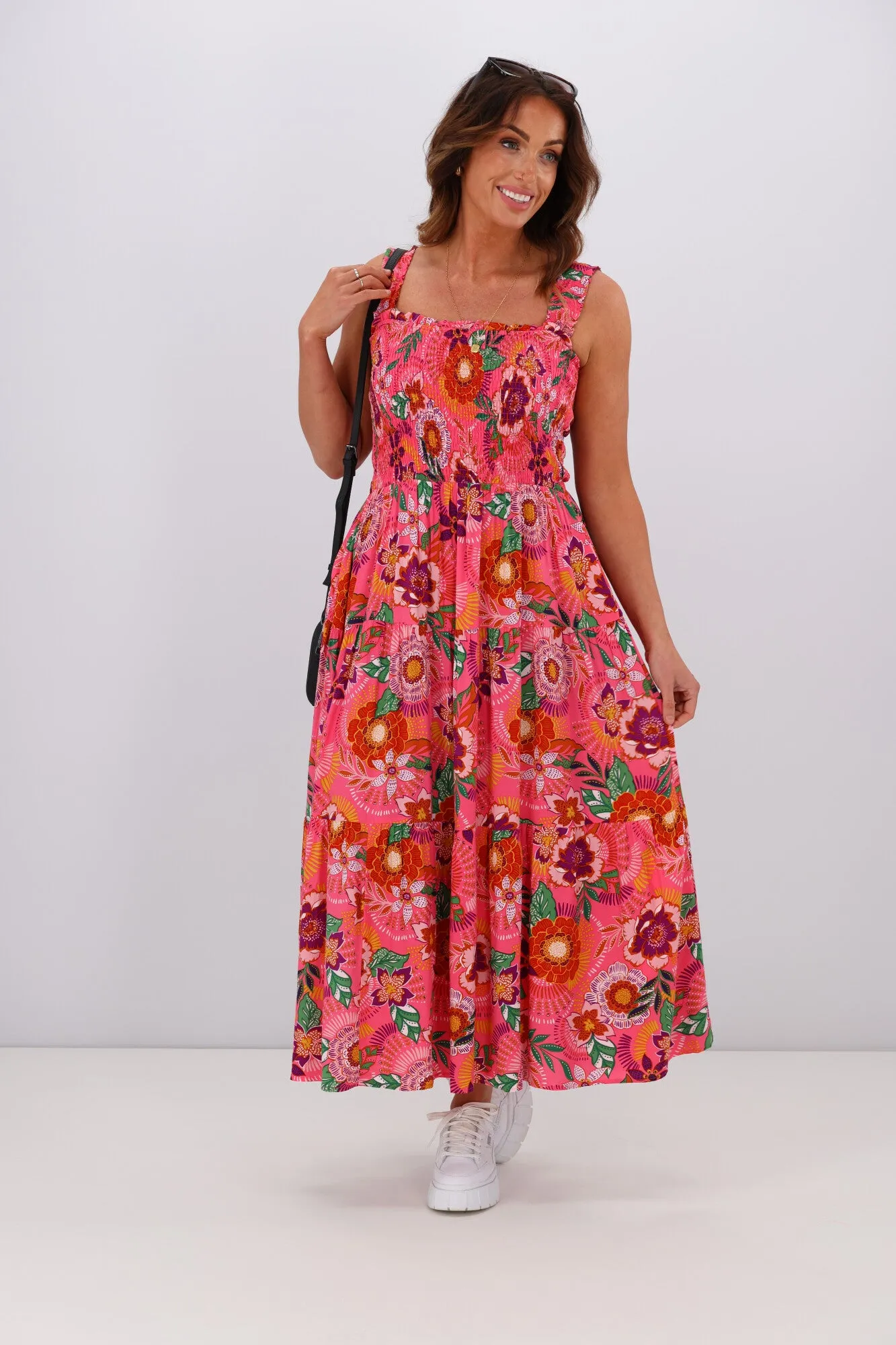 Dreamcatcher Kathleen Slip Maxi Dress Pink