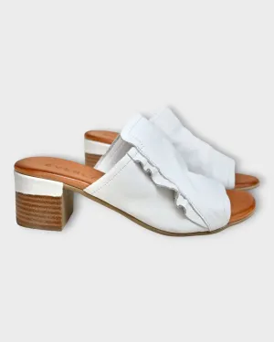Everly Women's Gia 07 Mule Heels- White