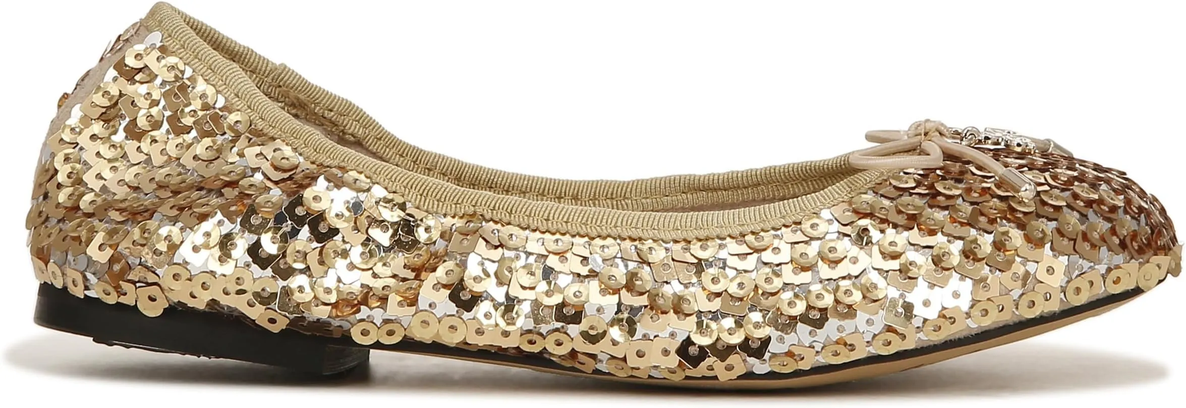 Felicia Sam Edelman Ballerinas, Gold Multi