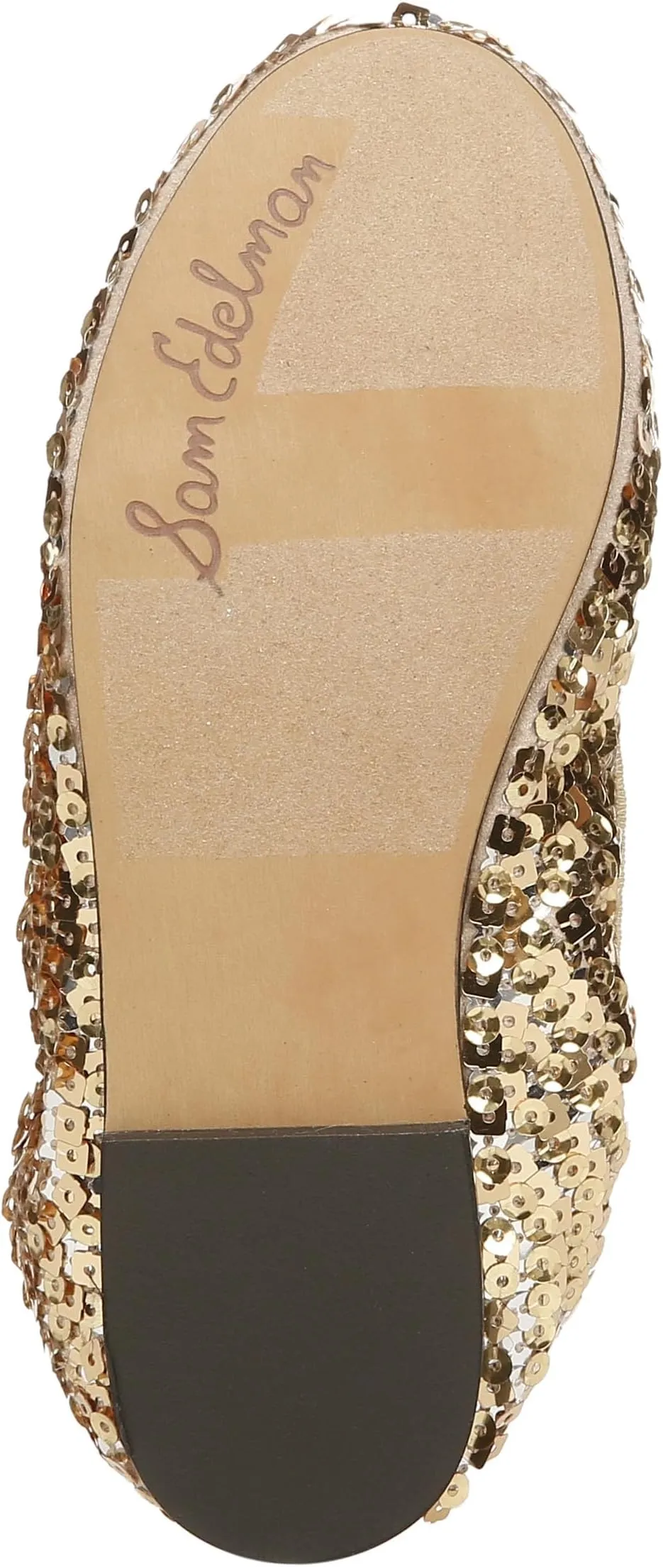 Felicia Sam Edelman Ballerinas, Gold Multi