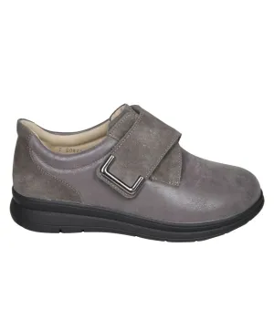 Finn Comfort Women's Neiva Shoes- Balenastretch/ Asphalt