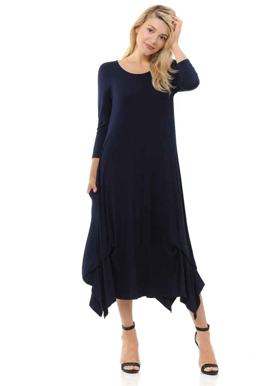 Handkerchief Dress with Pockets