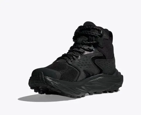 Hoka Men's Anacapa 2 Mid Gore-Tex® Hiking Boots- Black