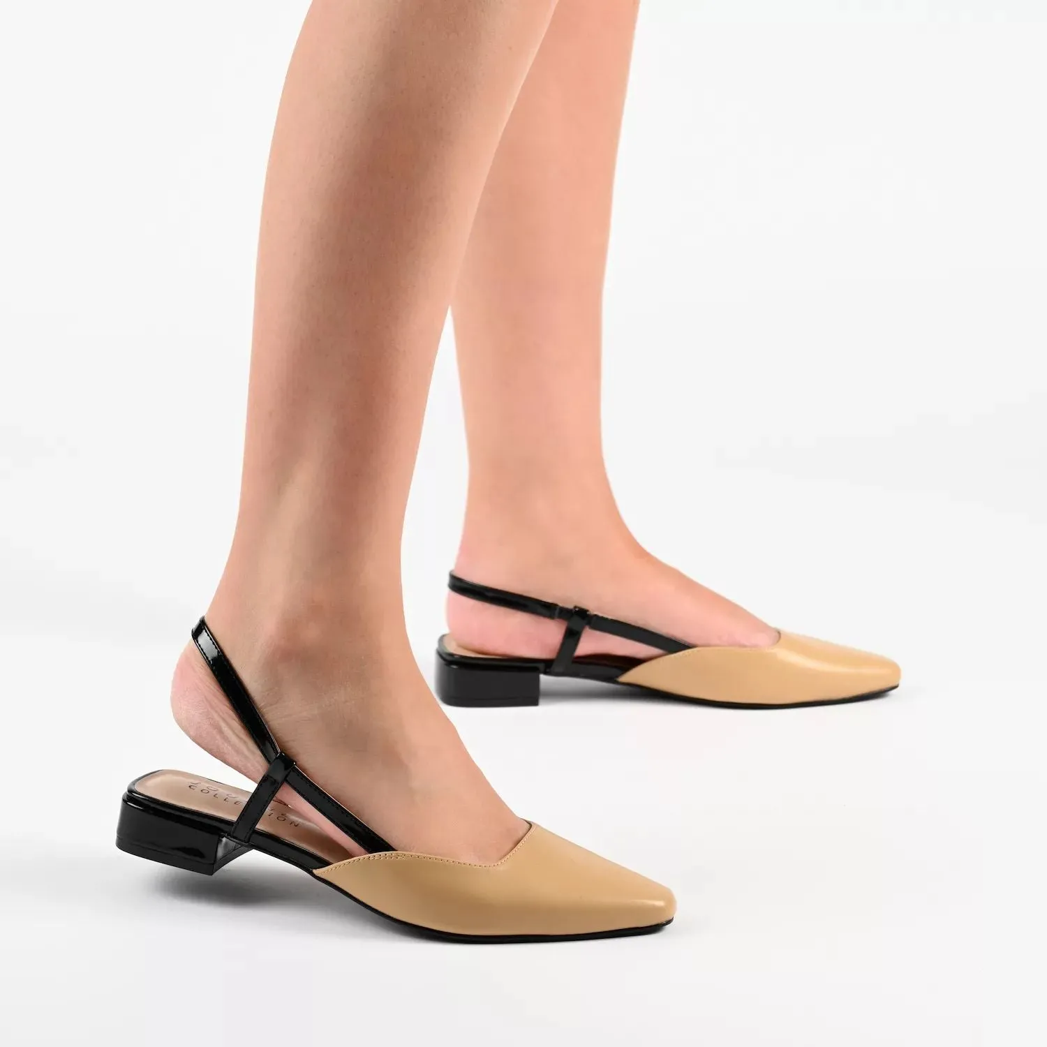 Journee Journee Collection Women's Paisley Flats beige