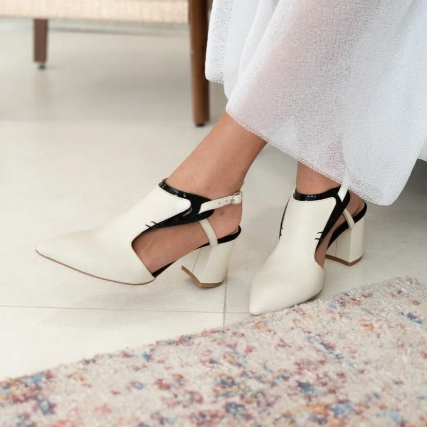 Kadi cream heel