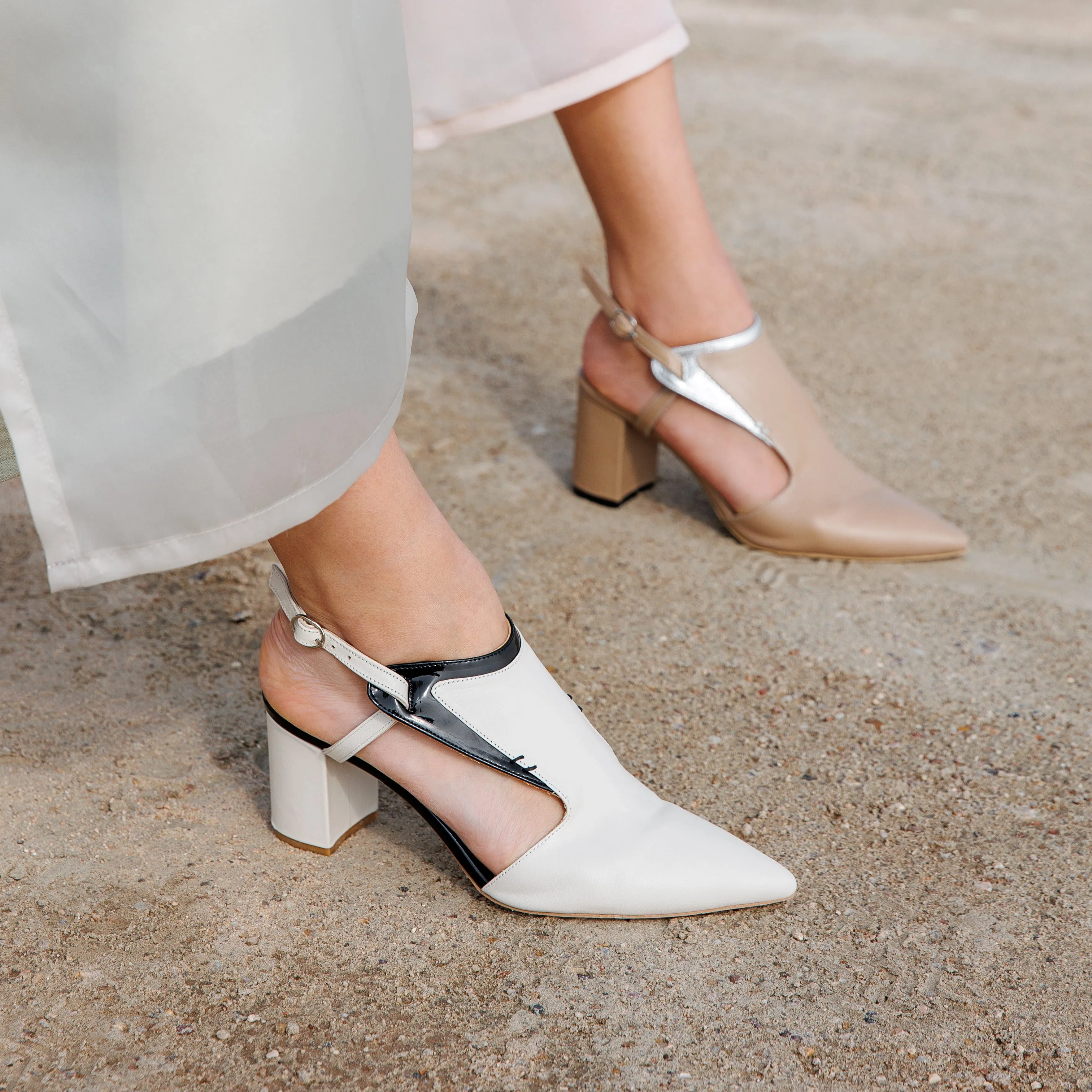 Kadi cream heel