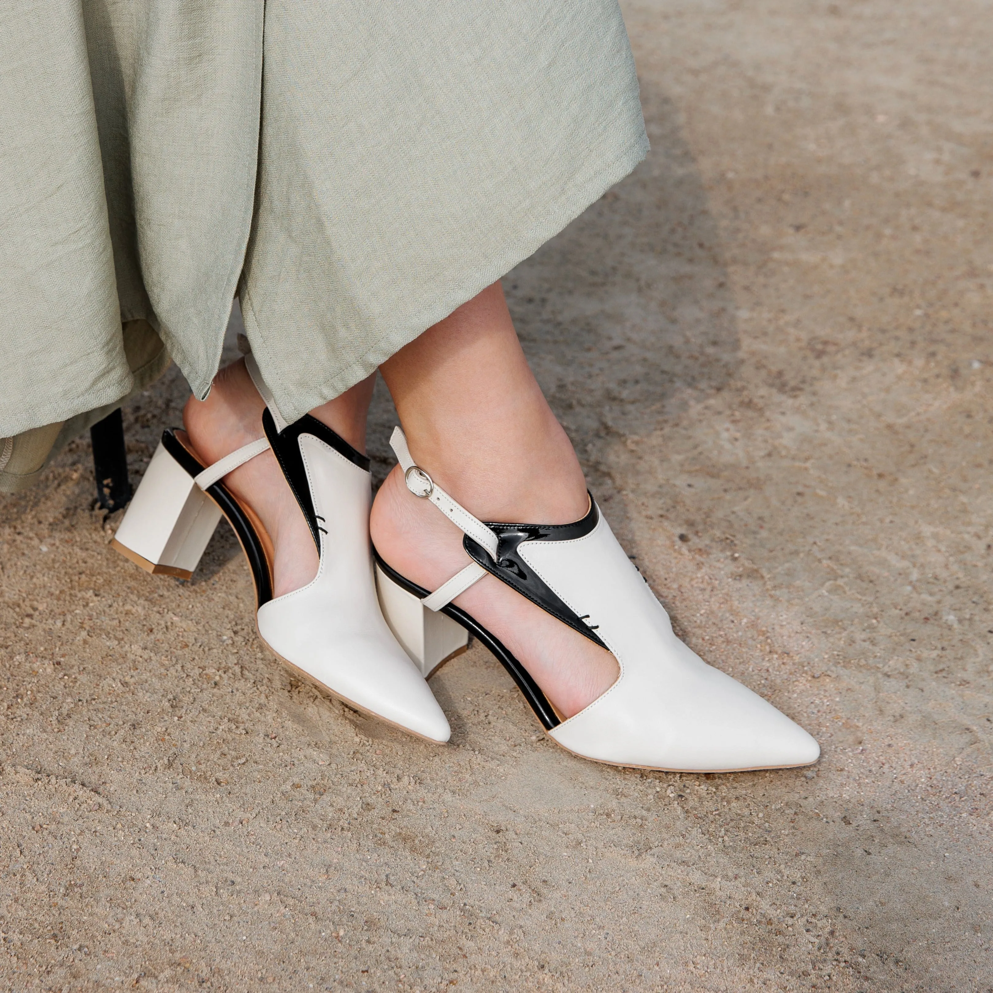 Kadi cream heel