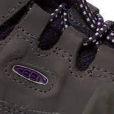 Keen Youth Targhee Low Waterproof Shoes- Magnet/ Tillandisa Purple