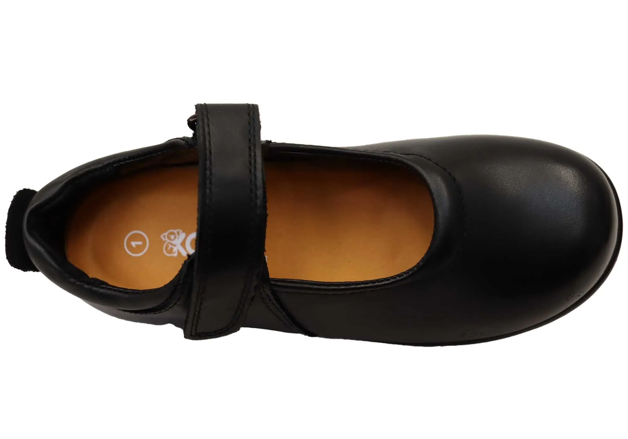 Koala By Grosby Karla Kids Leather Comfortable Mary Jane School Shoes