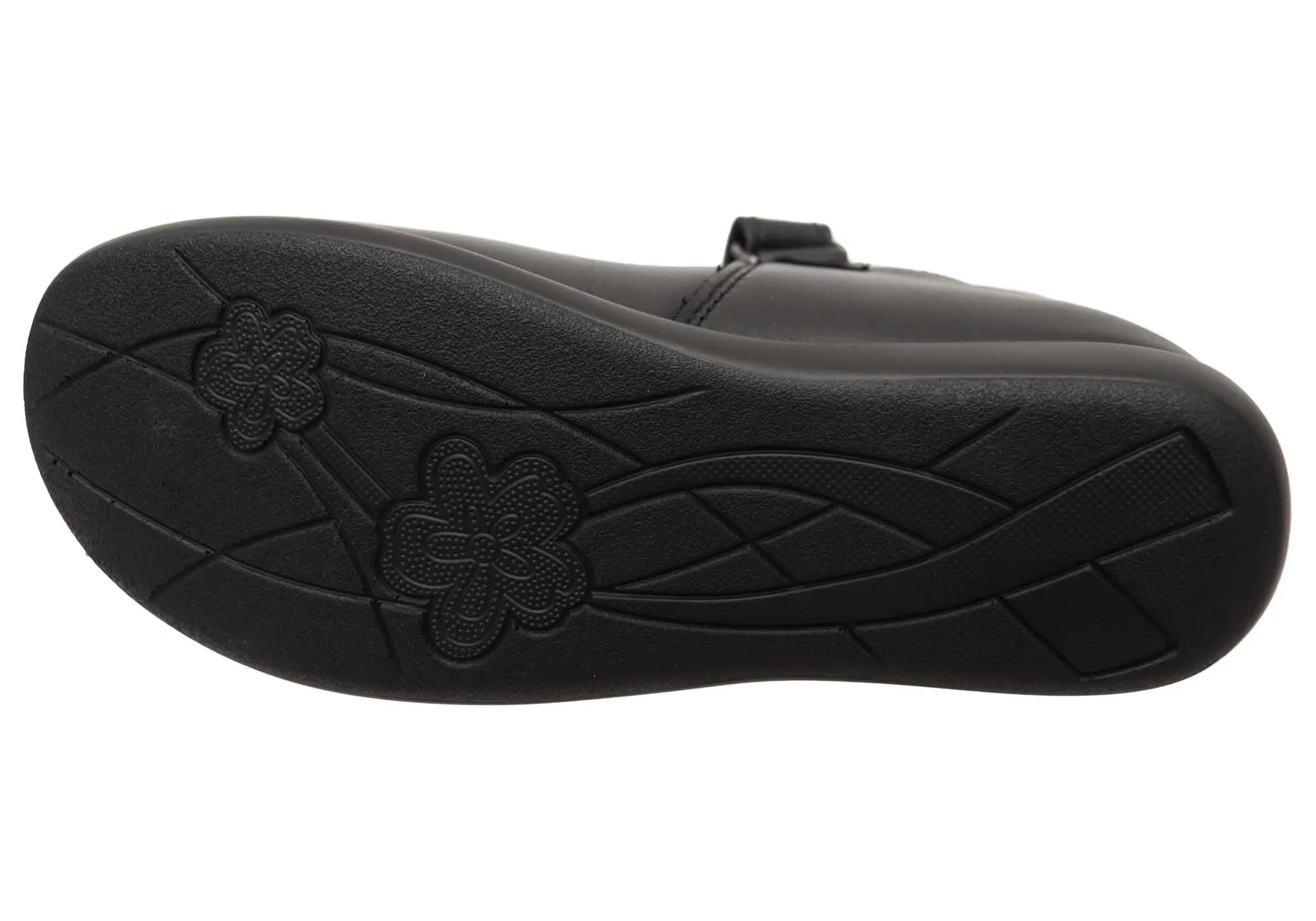 Koala By Grosby Karla Kids Leather Comfortable Mary Jane School Shoes