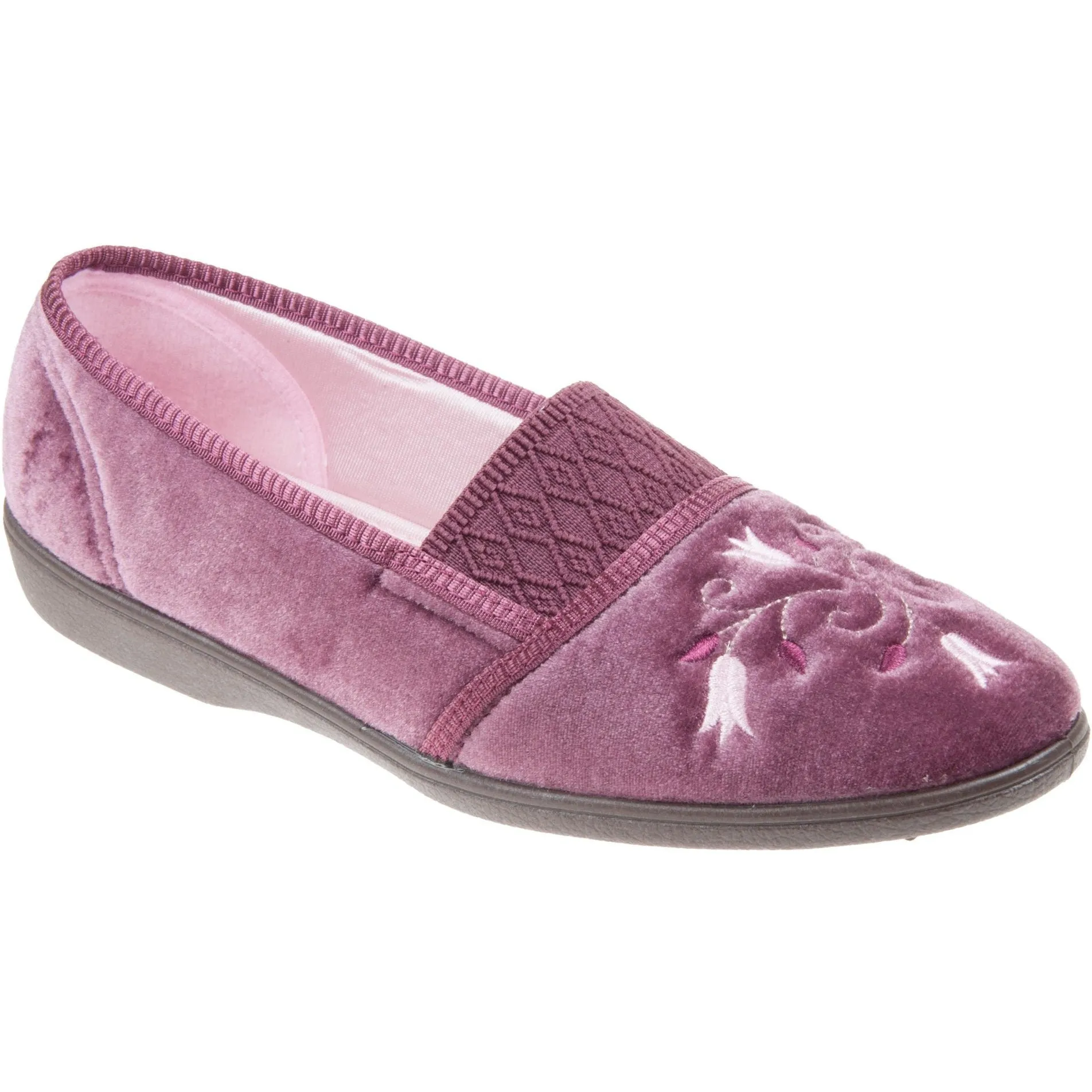 Ladies Slipper by Sleepers Inez in Heather LS792M