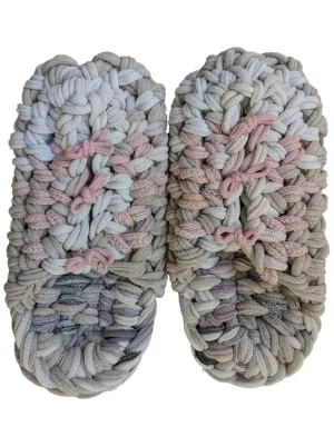 Large | Knit upcycle slippers 2021-L27 [Large]