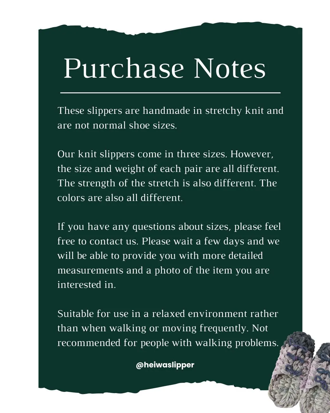 Large | Knit upcycle slippers 2021-L27 [Large]