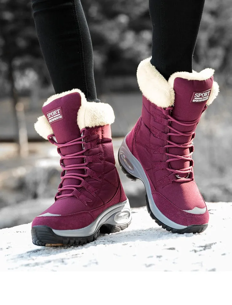 Mid-Calf Comfortable Women's Waterproof Booties
