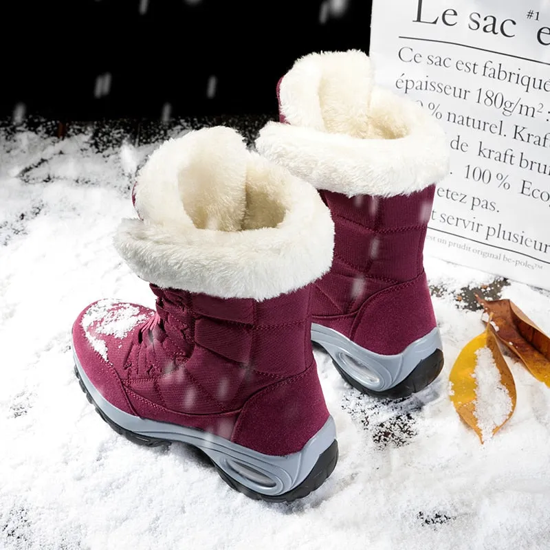 Mid-Calf Comfortable Women's Waterproof Booties
