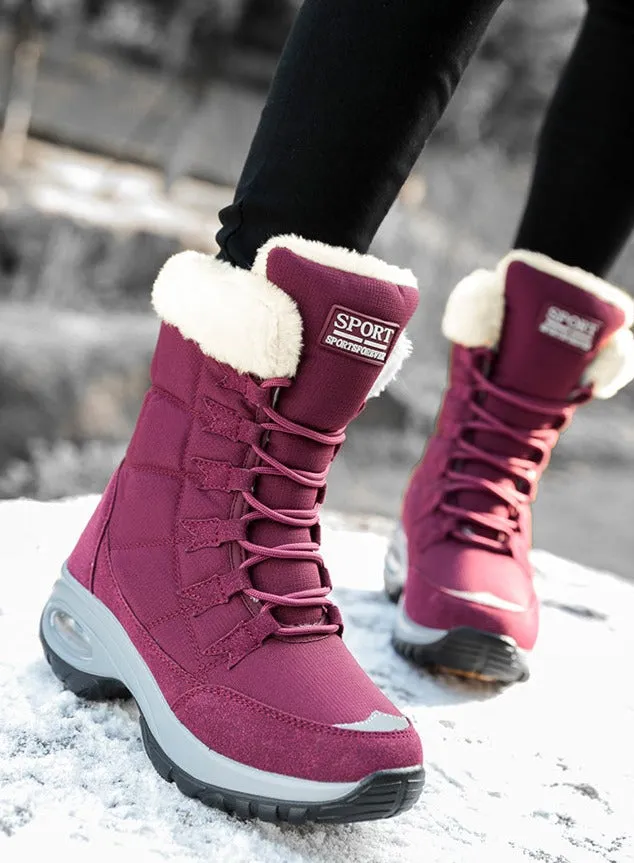 Mid-Calf Comfortable Women's Waterproof Booties
