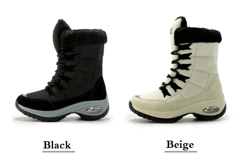 Mid-Calf Comfortable Women's Waterproof Booties