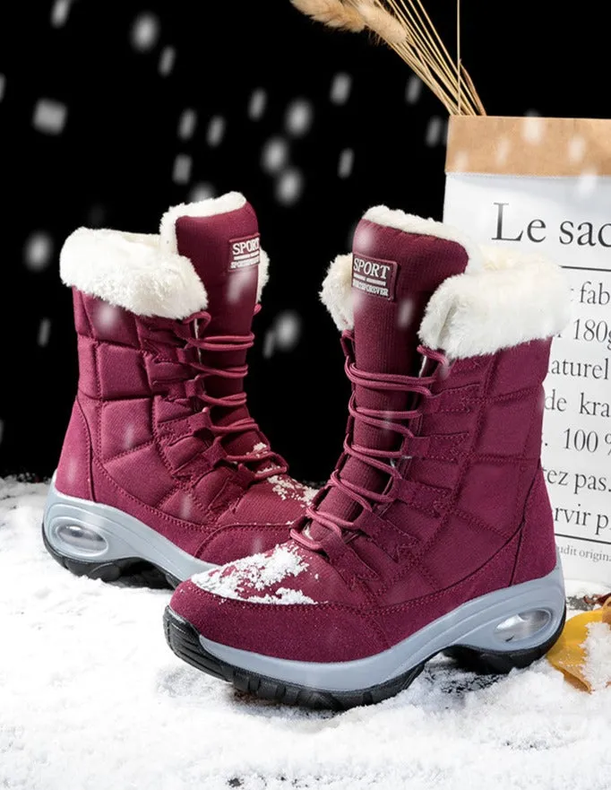 Mid-Calf Comfortable Women's Waterproof Booties