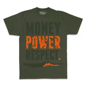 Money Power Respect - Olive T-Shirt