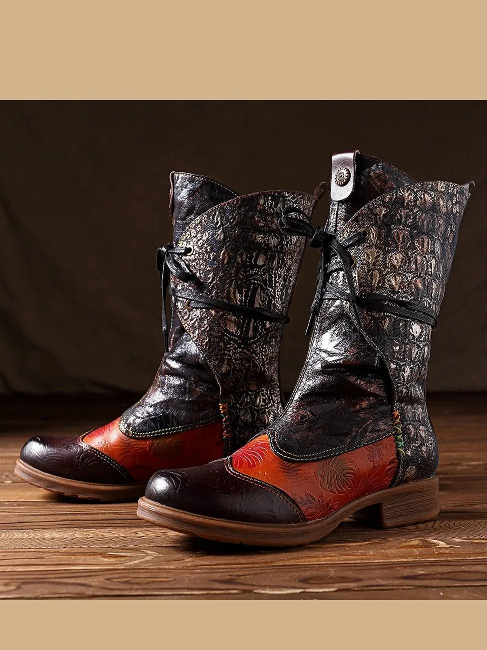 New fashion retro comfortable women's boots