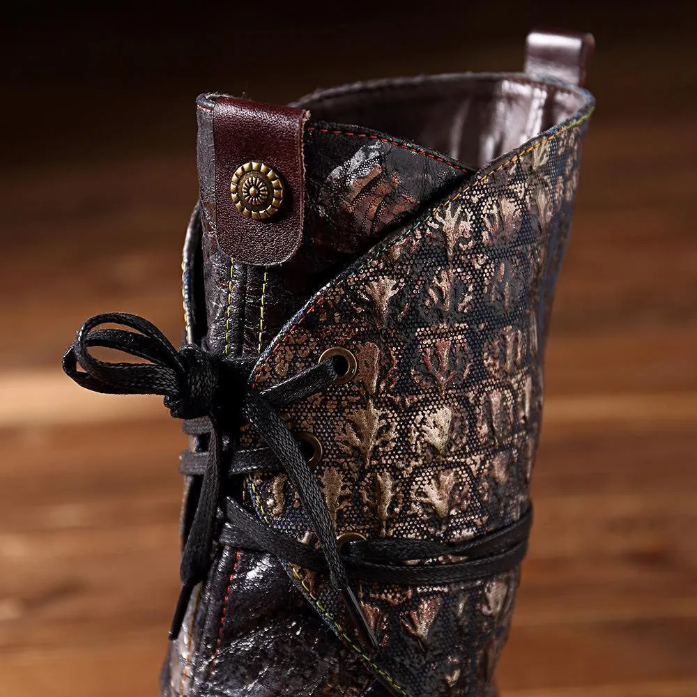New fashion retro comfortable women's boots