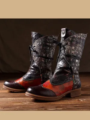 New fashion retro comfortable women's boots