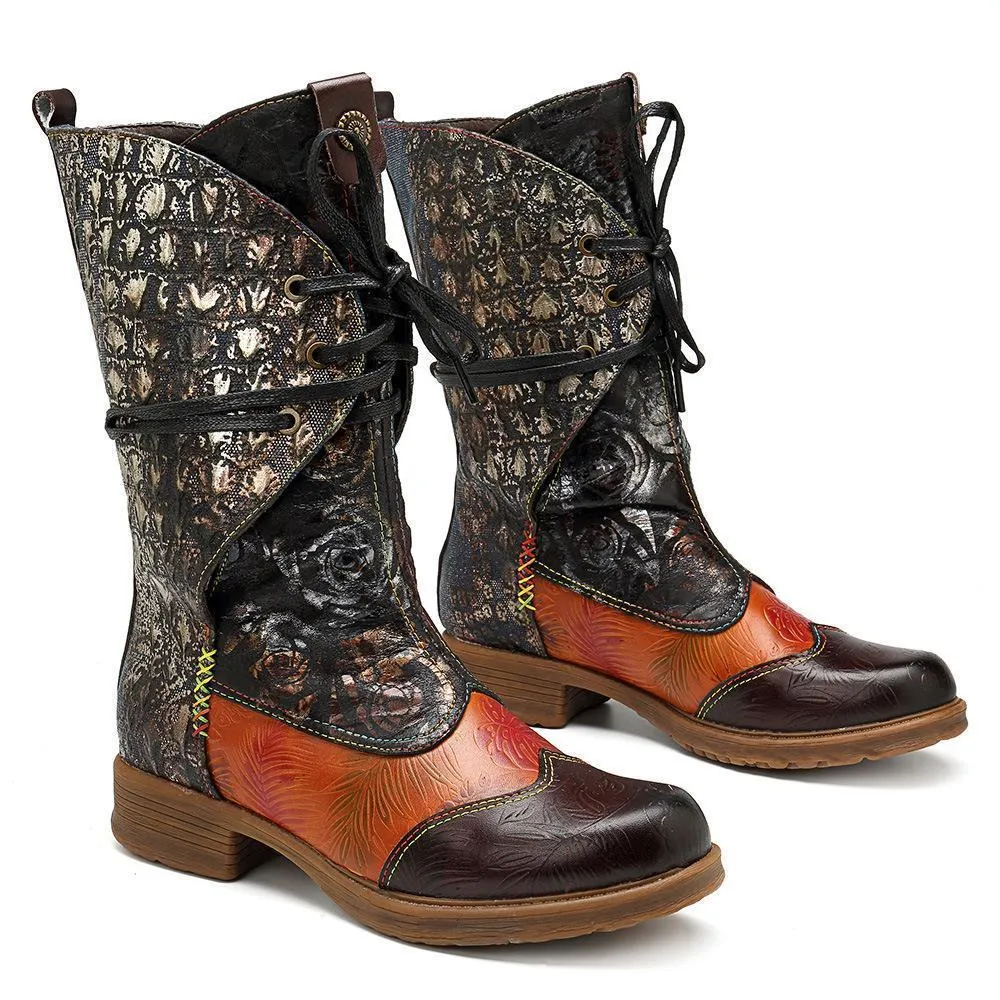 New fashion retro comfortable women's boots