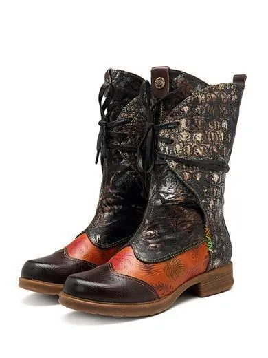 New fashion retro comfortable women's boots