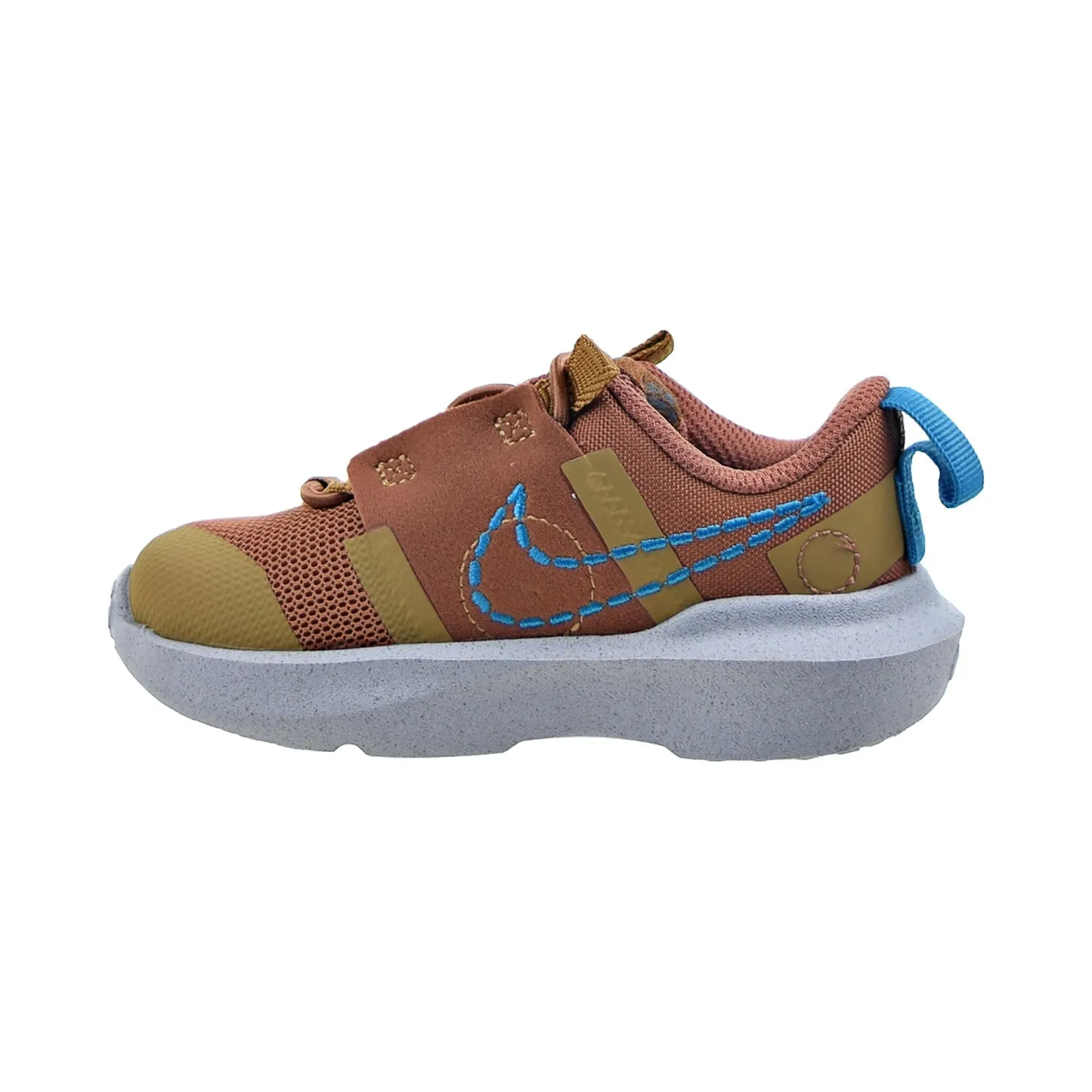 Nike Crater Impact (TD) Toddler's Shoes Mineral Clay-Elemental Gold-Blue