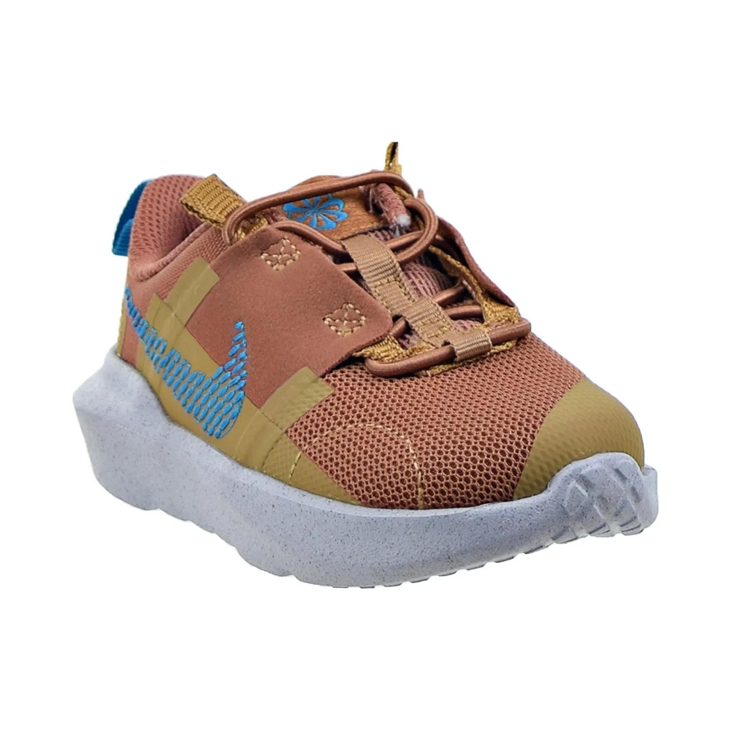 Nike Crater Impact (TD) Toddler's Shoes Mineral Clay-Elemental Gold-Blue