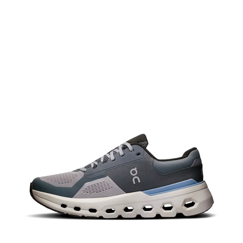 On Men's Cloudrunner 2 Sneaker in Alloy/Chambray