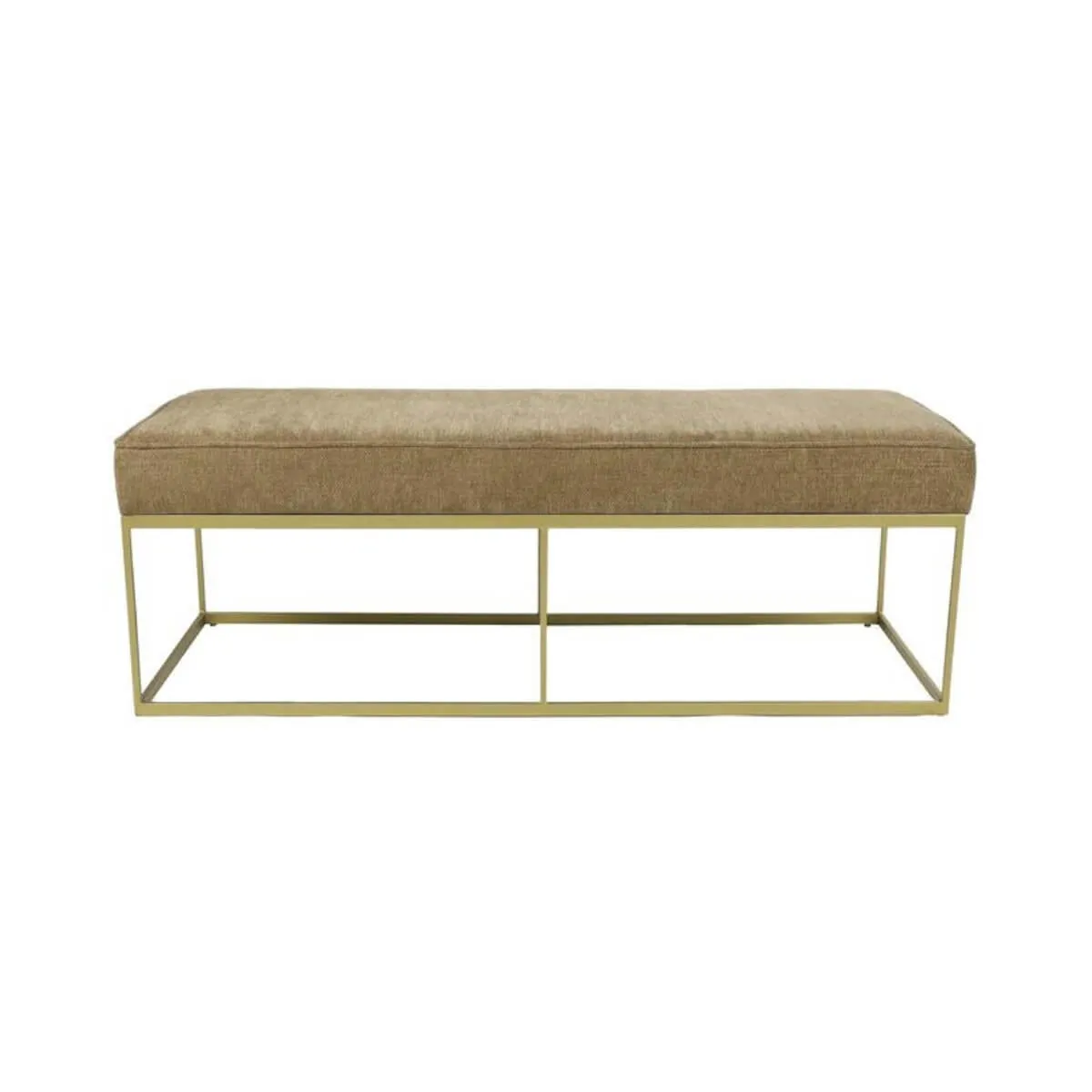 Peaceful Padded Comfortable Velvet Bedroom Bench