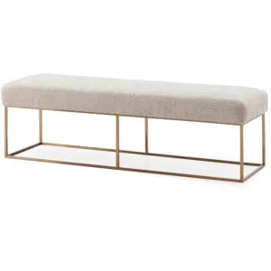 Peaceful Padded Comfortable Velvet Bedroom Bench
