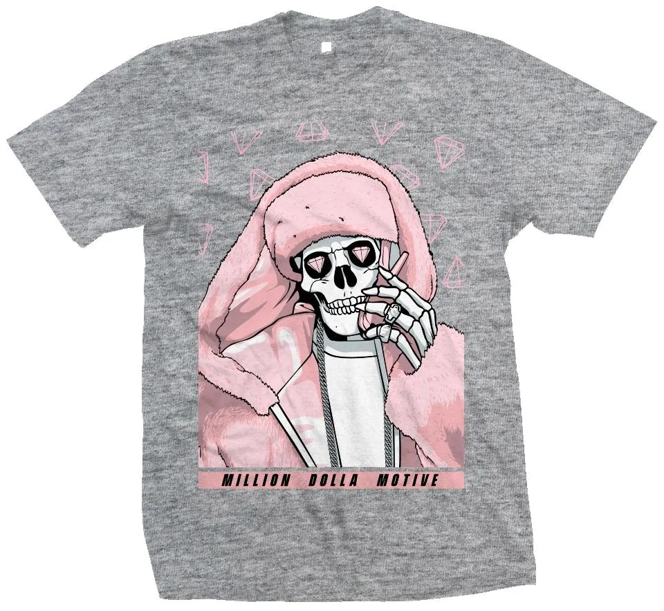 Pink Fur - Heather Grey T-Shirt