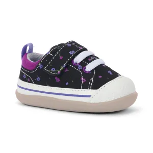 See Kai Run Stevie II | Black Floral Toddler Sneakers