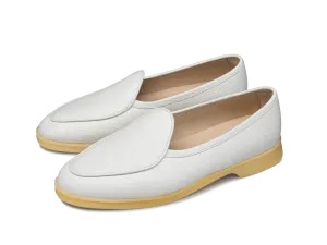 Stride Loafers in Blanc Casse Deerskin Natural Sole